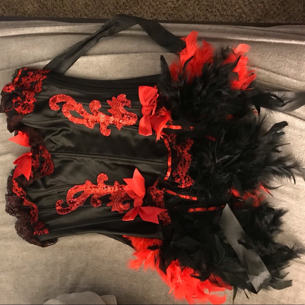 Saloon style corset